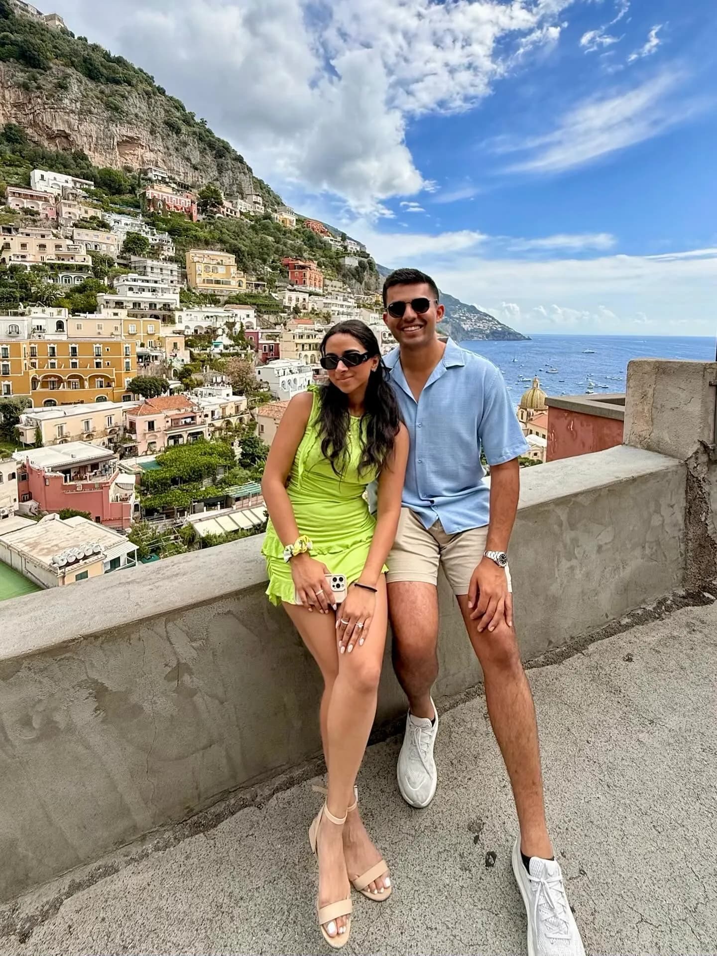 Rutvi and Harsh in Positano